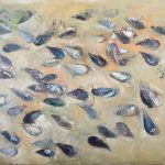 Μύδια Ι, 2001, ελαιογραφία σε καμβά, 60,6 × 80,4 εκ
