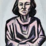 Γυναικεία μορφή, κάρβουνο και παστέλ σε χαρτόνι, 63,5 × 79,5 εκ.