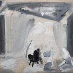 Εσωτερικό, ακρυλικά σε χάρντμπορντ, 52,5 × 73,2 εκ.