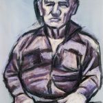 Ο Λου, κάρβουνο και παστέλ σε χαρτόνι, 63,5 × 79,5 εκ.