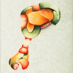 Έμβρυο, 1999, ελαιογραφία σε καμβά, 80 × 60,1 εκ.