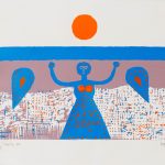 Ελευθερία, 1974, μεταξοτυπία, 18 × 26,4 εκ.