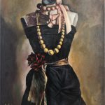 Κούκλα βιτρίνας, 2011, ελαιογραφία σε καμβά, 60,3 × 50,1 εκ.