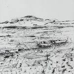 Αγία Παρασκευή, Λήμνος, 2002, σινική μελάνη σε χαρτί, 29 × 20,7 εκ.