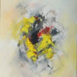 Χωρίς τίτλο, ακρυλικά σε καμβά, 61,6 × 43,5 εκ.