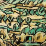 Η Παχνιά, κάρβουνο και παστέλ σε χαρτόνι, 63,5 × 79,5 εκ.