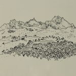 Στην Πελοπόννησο, μεταξοτυπία, 23 × 34 εκ.