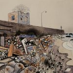 Τοπίο (Λαύριο), 1983, υδατογραφία σε χαρτί, 44,9 × 52,1 εκ.