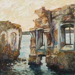 Τοπίο, 1999, ελαιογραφία σε καμβά, 60 × 60 εκ.