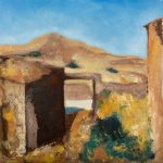 Τοπίο, 2013, ελαιογραφία σε καμβά, 30,2 × 30,2 εκ.