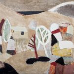 Τοπίο, μικτή τεχνική σε καμβά, 73 × 85 εκ.