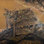 Τραπέζι, μικτή τεχνική σε χάρντμπορντ, 80,5 × 90,4 εκ.