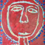 Χωρίς τίτλο, 2001, ακρυλικά σε καμβά, 50,4 × 40,5 εκ.